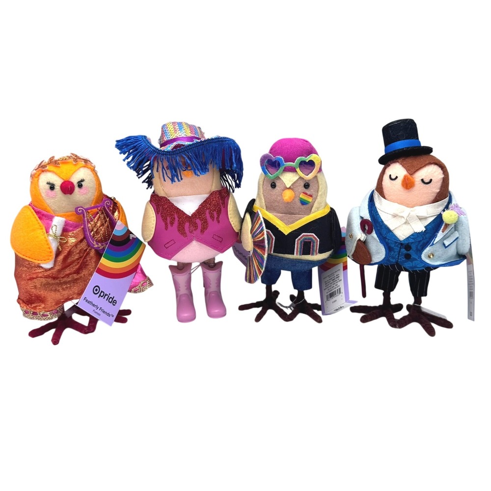 TARGET NEW Pride Festival 2026 Featherly Friends 4 Bird Set Dandy Poetess Boots